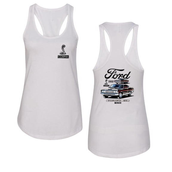 Wild Bobby Ford 1969 Torino GT 428 Classic Vintage Car Lover Women Racerback Tank Top