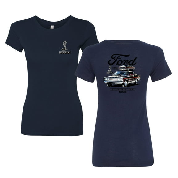 Wild Bobby Ford 1969 Torino GT 428 Classic Vintage Car Lover Women Slim Fit Junior Tee