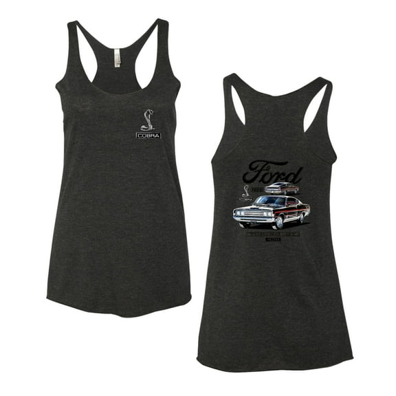 Wild Bobby Ford 1969 Torino GT 428 Classic Vintage Car Lover Women Tri-Blend Racerback Tank Top