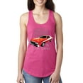 thumbnail image 1 of Wild Bobby, Ford '76 Gran Torino Vintage Car Cars and Trucks Ladies Racerback Tank Top, Raspberry, Small, 1 of 3