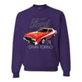 thumbnail image 1 of Wild Bobby, Ford '76 Gran Torino Vintage Car Cars and Trucks Unisex Crewneck Graphic Sweatshirt, Purple, 3XL, 1 of 3