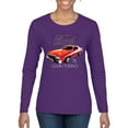 thumbnail image 1 of Wild Bobby, Ford '76 Gran Torino Vintage Car Cars and Trucks Womens Graphic Long Sleeve T-Shirt, Purple, 2XL, 1 of 3
