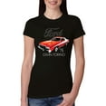thumbnail image 1 of Wild Bobby, Ford '76 Gran Torino Vintage Car Cars and Trucks Womens Slim Fit Junior Tee, Black, Small, 1 of 3