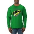 thumbnail image 1 of Wild Bobby, Ford Boss 302 Mustang Horse Power Retro, Cars and Trucks, Men Long Sleeve Shirt, Kelly, Medium, 1 of 4