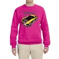 thumbnail image 1 of Wild Bobby, Ford Boss 302 Mustang Horse Power Retro, Cars and Trucks, Unisex Crewneck Graphic Sweatshirt, Fuschia, 3X-Large, 1 of 4
