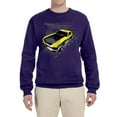 thumbnail image 1 of Wild Bobby, Ford Boss 302 Mustang Horse Power Retro, Cars and Trucks, Unisex Crewneck Graphic Sweatshirt, Purple, Small, 1 of 4