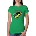 thumbnail image 1 of Wild Bobby, Ford Boss 302 Mustang Horse Power Retro, Cars and Trucks, Women Slim Fit Junior Tee, Kelly, XX-Large, 1 of 4