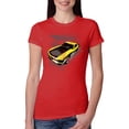thumbnail image 1 of Wild Bobby, Ford Boss 302 Mustang Horse Power Retro, Cars and Trucks, Women Slim Fit Junior Tee, Red, X-Large, 1 of 4