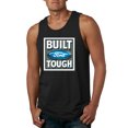 thumbnail image 1 of Wild Bobby, Ford Built Tough, Cars and Trucks, Men Graphic Tank Top, Black, Small, 1 of 4