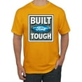 thumbnail image 1 of Wild Bobby, Ford Built Tough, Cars and Trucks, Men Graphic Tee, Gold, XX-Large, 1 of 4