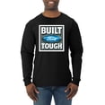 thumbnail image 1 of Wild Bobby, Ford Built Tough, Cars and Trucks, Men Long Sleeve Shirt, Black, Small, 1 of 4