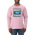thumbnail image 1 of Wild Bobby, Ford Built Tough, Cars and Trucks, Men Long Sleeve Shirt, Light Pink, Large, 1 of 4