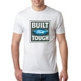 thumbnail image 1 of Wild Bobby, Ford Built Tough, Cars and Trucks, Men Premium Tri Blend Tee, Heather White, Small, 1 of 4