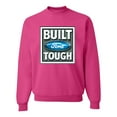 thumbnail image 1 of Wild Bobby, Ford Built Tough, Cars and Trucks, Unisex Crewneck Graphic Sweatshirt, Fuschia, XX-Large, 1 of 4
