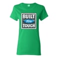 thumbnail image 1 of Wild Bobby, Ford Built Tough, Cars and Trucks, Women Graphic Tee, Kelly, Medium, 1 of 4