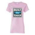 thumbnail image 1 of Wild Bobby, Ford Built Tough, Cars and Trucks, Women Graphic Tee, Light Pink, X-Large, 1 of 4
