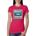 thumbnail image 1 of Wild Bobby, Ford Built Tough, Cars and Trucks, Women Slim Fit Junior Tee, Raspberry, X-Large, 1 of 4