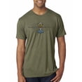 thumbnail image 1 of Wild Bobby, Ford Cobra Powered Honeycomb Grill, Cars and Trucks, Men Premium Tri Blend Tee, Military Green, XX-Large, 1 of 4