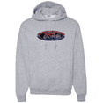 thumbnail image 1 of Wild Bobby, Ford Distressed USA Red White and Blue Tough Logo Cars and Trucks Graphic Hoodie Sweatshirt, 1 of 1