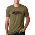 thumbnail image 1 of Wild Bobby, Ford Distressed USA Red White and Blue Tough Logo Cars and Trucks Graphic T-Shirt, 1 of 1
