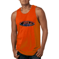thumbnail image 1 of Wild Bobby, Ford Distressed USA Red White and Blue Tough Logo Cars and Trucks Graphic Tank Top, 1 of 1