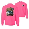 thumbnail image 1 of Wild Bobby, Ford F-150 Raptor Built Touch Offroading Hit The Dirt, Cars and Trucks, Front and Back Unisex Crewneck Graphic Sweatshirt, Neon Pink, 5X-Large, 1 of 4