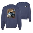 thumbnail image 1 of Wild Bobby, Ford F-150 Raptor Built Touch Offroading Hit The Dirt, Cars and Trucks, Front and Back Unisex Crewneck Graphic Sweatshirt, Vintage Heather Navy, X-Large, 1 of 4