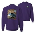 thumbnail image 1 of Wild Bobby, Ford F-150 Raptor Built Touch Offroading Hit The Dirt, Cars and Trucks, Front and Back Unisex Crewneck Graphic Sweatshirt, Purple, Small, 1 of 4
