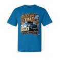 thumbnail image 1 of Wild Bobby, Ford F-150 Raptor Built Touch Offroading Hit The Dirt, Cars and Trucks, Garment-Dyed Washed Look Short Sleeve Tees, Cobalt, 2XL, 1 of 3