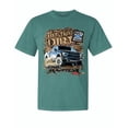 thumbnail image 1 of Wild Bobby, Ford F-150 Raptor Built Touch Offroading Hit The Dirt, Cars and Trucks, Garment-Dyed Washed Look Short Sleeve Tees, Emerald, X-Large, 1 of 3