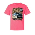thumbnail image 1 of Wild Bobby, Ford F-150 Raptor Built Touch Offroading Hit The Dirt, Cars and Trucks, Garment-Dyed Washed Look Short Sleeve Tees, Neon Pink, 2XL, 1 of 3