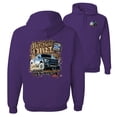 thumbnail image 1 of Wild Bobby,Ford F-150 Raptor Built Touch Offroading Hit the Dirt Cars and Trucks Front and Back Unisex Graphic Hoodie Sweatshirt, Purple, 2XL, 1 of 2