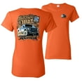 thumbnail image 1 of Wild Bobby,Ford F-150 Raptor Built Touch Offroading Hit the Dirt Cars and Trucks Front and Back Womens Graphic T-Shirt, Orange, Large, 1 of 2