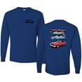 thumbnail image 1 of Wild Bobby Ford Fairlane GT 427 Red Blue Green Classic Vintage Car Lover Men Long Sleeve Shirt, 1 of 5