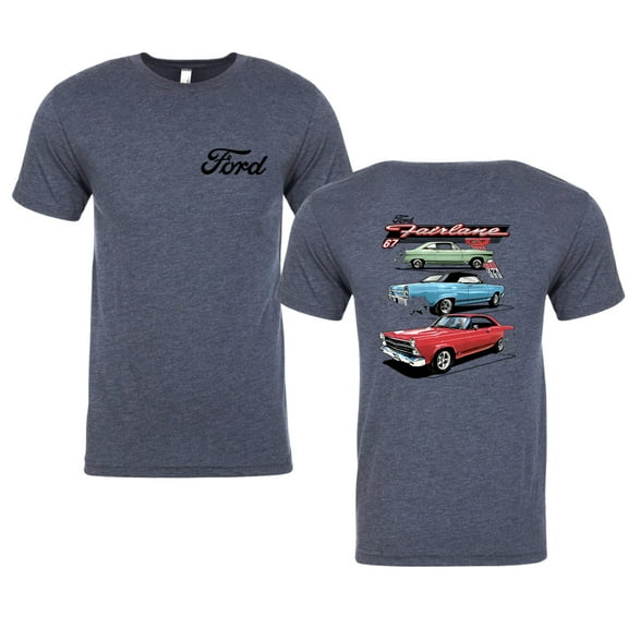 Wild Bobby Ford Fairlane GT 427 Red Blue Green Classic Vintage Car Lover Men Premium Tri Blend Tee