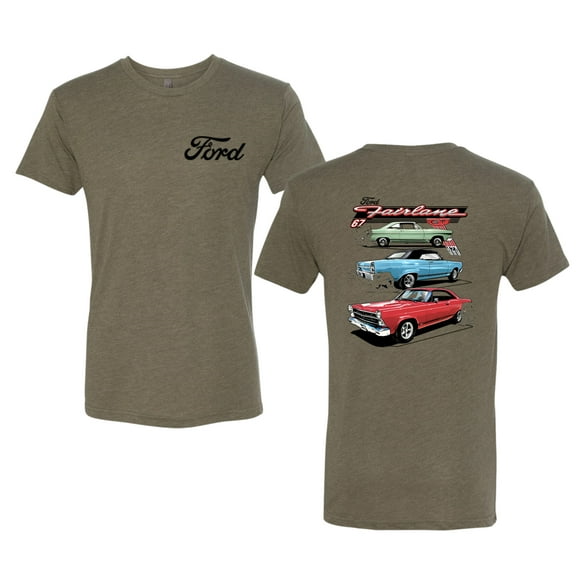 Wild Bobby Ford Fairlane GT 427 Red Blue Green Classic Vintage Car Lover Men Premium Tri Blend Tee