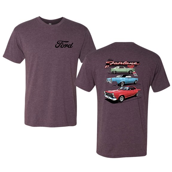 Wild Bobby Ford Fairlane GT 427 Red Blue Green Classic Vintage Car Lover Men Premium Tri Blend Tee