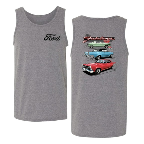 Wild Bobby Ford Fairlane GT 427 Red Blue Green Classic Vintage Car Lover Men Tank Top