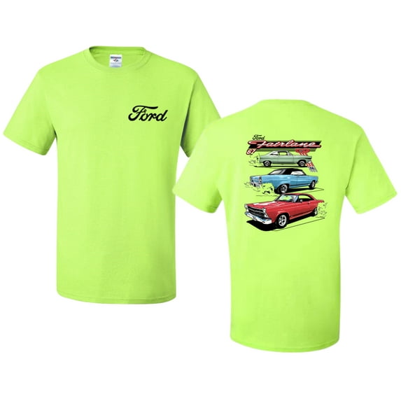 Wild Bobby Ford Fairlane GT 427 Red Blue Green Classic Vintage Car Lover Men Tee