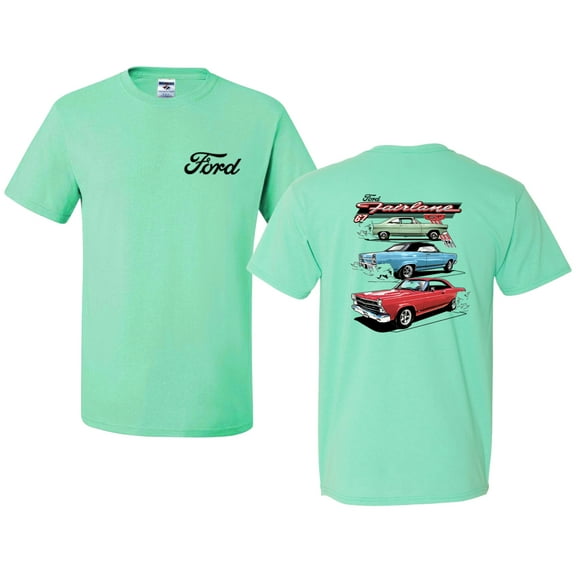 Wild Bobby Ford Fairlane GT 427 Red Blue Green Classic Vintage Car Lover Men Tee