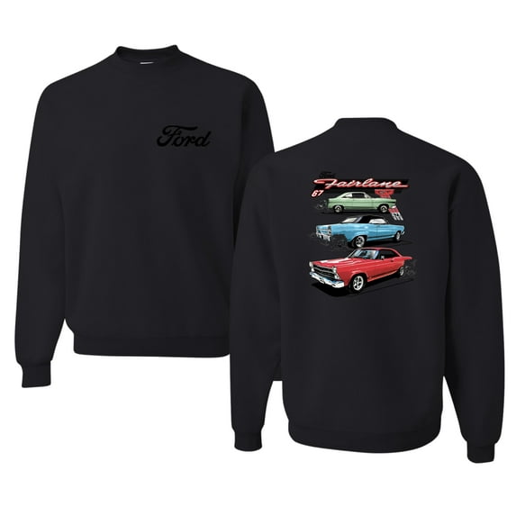 Wild Bobby Ford Fairlane GT 427 Red Blue Green Classic Vintage Car Lover Unisex Crewneck Sweatshirt