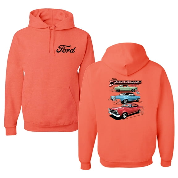 Wild Bobby Ford Fairlane GT 427 Red Blue Green Classic Vintage Car Lover Unisex Hoodie Sweatshirt