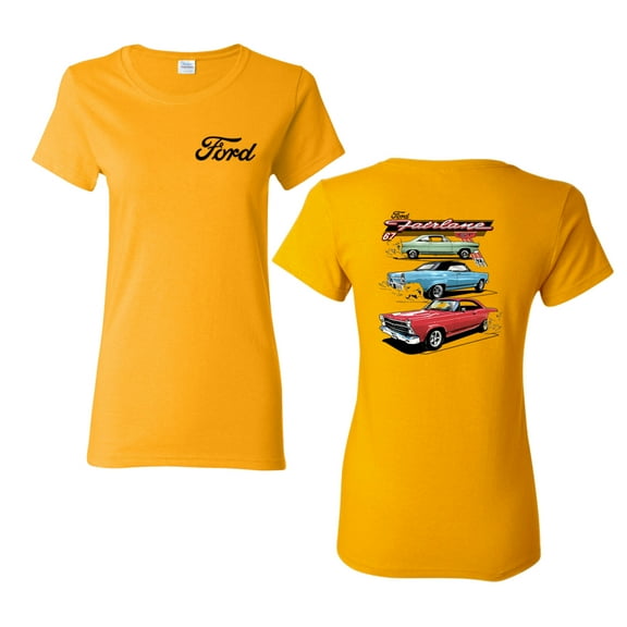 Wild Bobby Ford Fairlane GT 427 Red Blue Green Classic Vintage Car Lover Women Graphic Tee