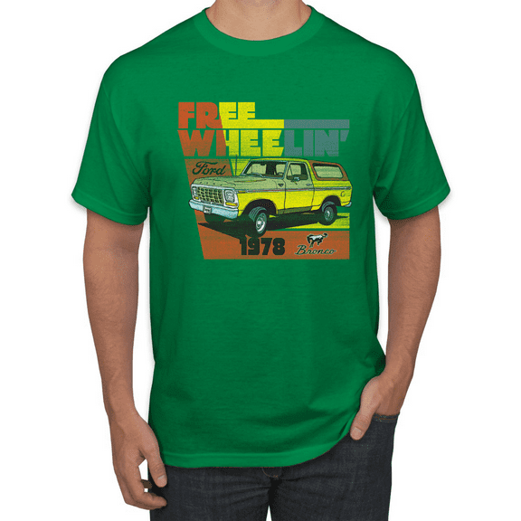 Wild Bobby, Ford Free Wheelin 1978 Bronco Classic Rasta 70s Cars and Trucks Graphic T-Shirt
