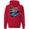 thumbnail image 1 of Wild Bobby, Ford GT American Horse Power Mustang Cars and Trucks Graphic Hoodie Sweatshirt, 1 of 1