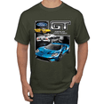 thumbnail image 1 of Wild Bobby, Ford GT American Horse Power Mustang Cars and Trucks Graphic T-Shirt, 1 of 1