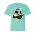 thumbnail image 1 of Wild Bobby, Ford Model T 1900 Vintage, Cars and Trucks, Garment-Dyed Washed Look Short Sleeve Tees, Mint, 2XL, 1 of 3