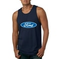 thumbnail image 1 of Wild Bobby, Ford Motors Blue Logo, Cars and Trucks, Men Graphic Tank Top, Navy, X-Large, 1 of 4