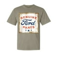 thumbnail image 1 of Wild Bobby, Ford Motors | Genuine Parts Sign, Cars and Trucks, Garment-Dyed Washed Look Short Sleeve Tees, Sand, Medium, 1 of 3