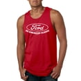 thumbnail image 1 of Wild Bobby, Ford Motors an American Classic, Cars and Trucks, Men Graphic Tank Top, Red, 3X-Large, 1 of 4